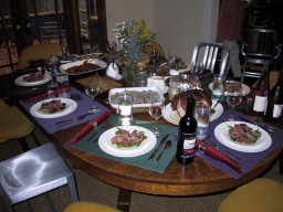 Dinner is served