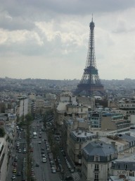 View fromArc de Triomphe