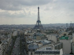 View fromArc de Triomphe