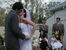 Highlight for Album: Ben and Kelly's March Wedding, 2003