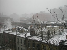 Storm hits around noon