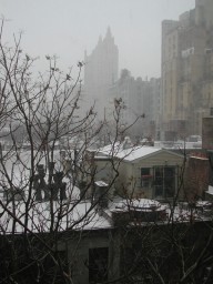 Storm hits around noon