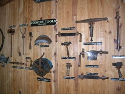 Coopers' Tools display 