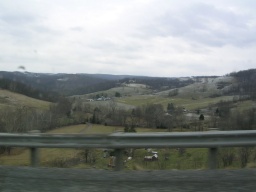 West Virginia from the highway 
